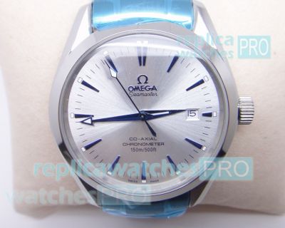 Copy Omega Seamaster Aqua Terra 150 Silver Dial SS Case Watch